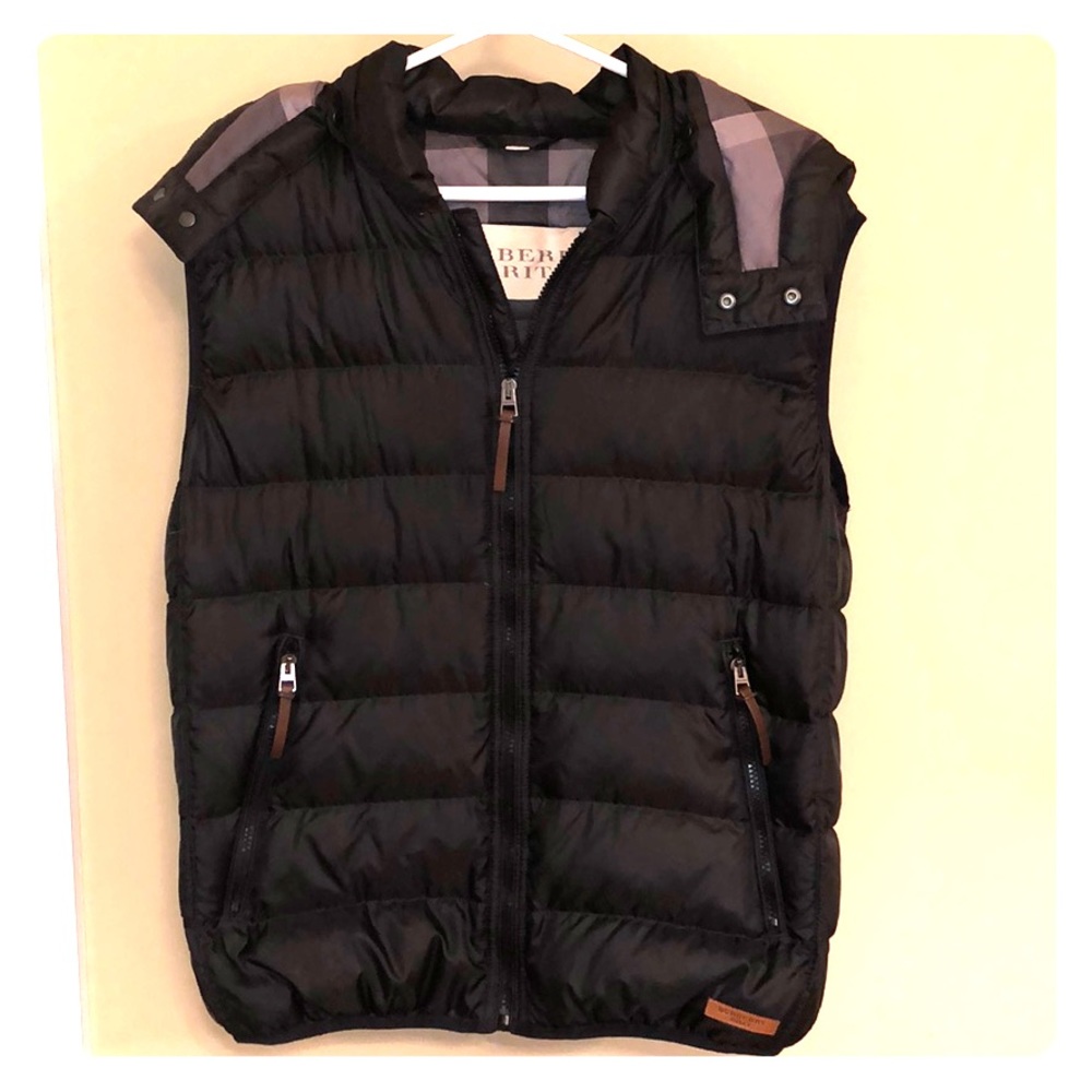 Burberry hooded puffer vest